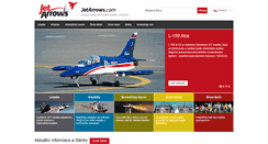 Desktop Screenshot of jetarrows.com